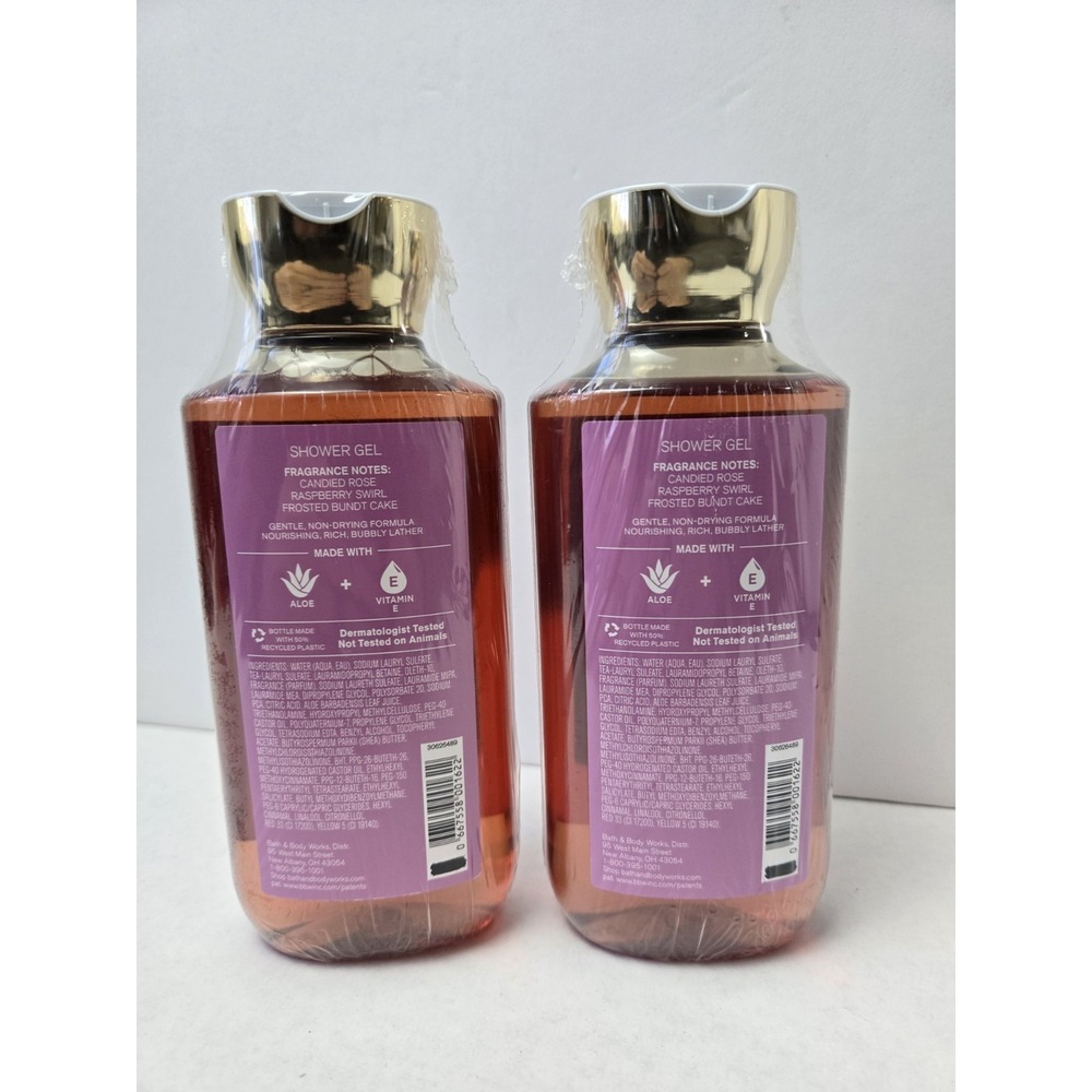 Bathy & Body Works Sweet Petal Pound Cake body wash NEW Sealed x2 shower gel - Picture 3 of 3